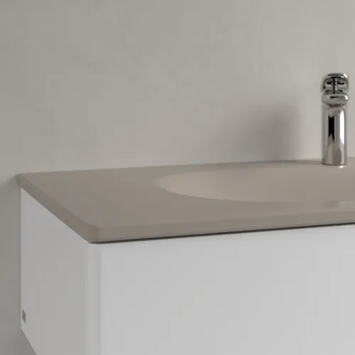 Obrázek VILLEROY BOCH Umyvadlo na skříňku Antao, 1000 x 500 x 150 mm, Almond CeramicPlus, se skrytým přepadem #4A76ABAM