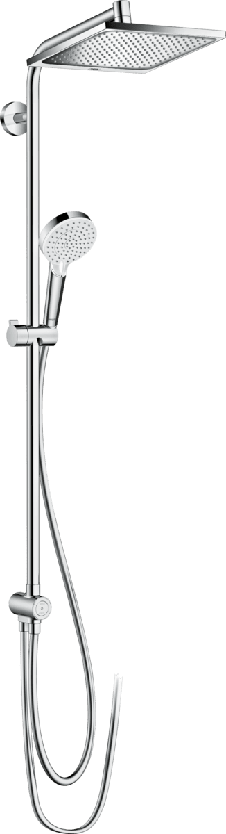 Bild von HANSGROHE Crometta E Showerpipe 240 1jet EcoSmart Reno #27289000 - Chrom