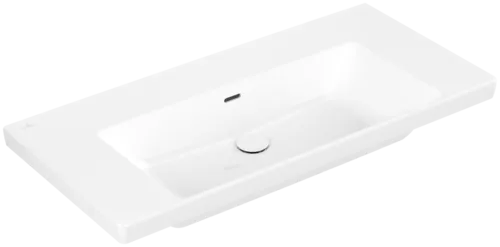 Bild von VILLEROY BOCH Subway 3.0 Schrankwaschtisch, 1000 x 470 x 165 mm, Weiß Alpin CeramicPlus, mit Überlauf #4A70A6R1