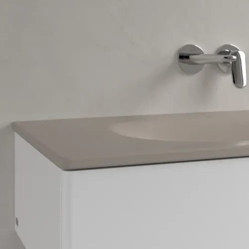 Picture of VILLEROY BOCH Antao cabinet washbasin, 1200 x 500 x 150 mm, Almond CeramicPlus, without overflow #4A77L3AM