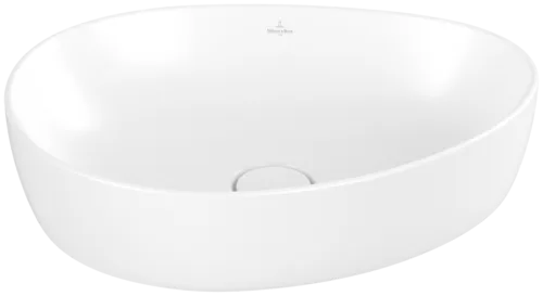 Bild von VILLEROY BOCH Antao Aufsatzwaschbecken, 510 x 400 x 146 mm, Stone White CeramicPlus, ohne Überlauf #4A7351RW