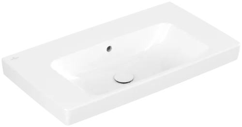 Bild von VILLEROY BOCH Architectura Waschbecken, 800 x 445 x 170 mm, Weiß Alpin, mit Überlauf #4A878201