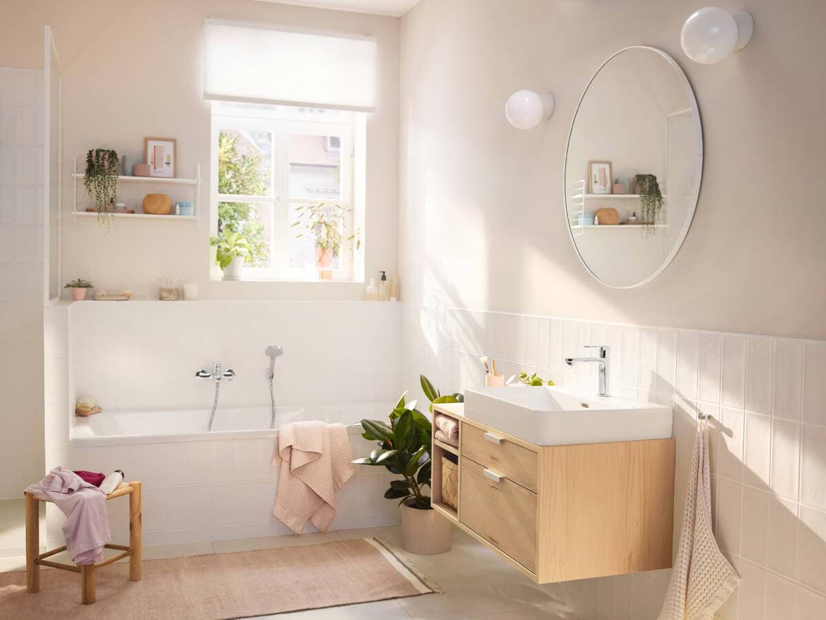 Bild von HANSGROHE Rebris S Einhebel-Wannenmischer Aufputz Chrom 72440000