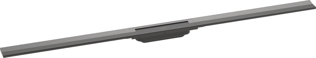 Bild von HANSGROHE RainDrain Flex Fertigset Duschrinne 1200 kürzbar #56047340 - Brushed Black Chrome