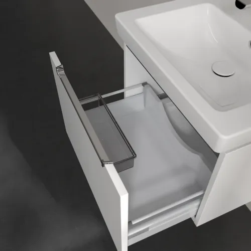 Bild von VILLEROY BOCH Subway 2.0 Waschbeckenunterschrank, 1 Auszug, 587 x 420 x 454 mm, White Matt #A68710MS