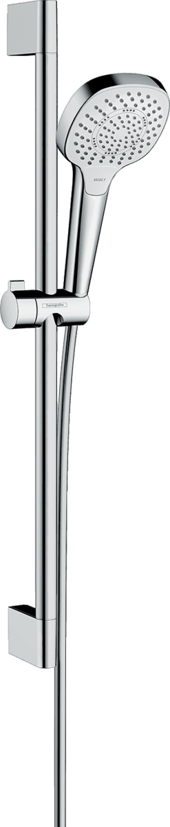 Picture of HANSGROHE Croma Select E Shower set 110 Multi with shower bar 65 cm #26580400 - White/Chrome