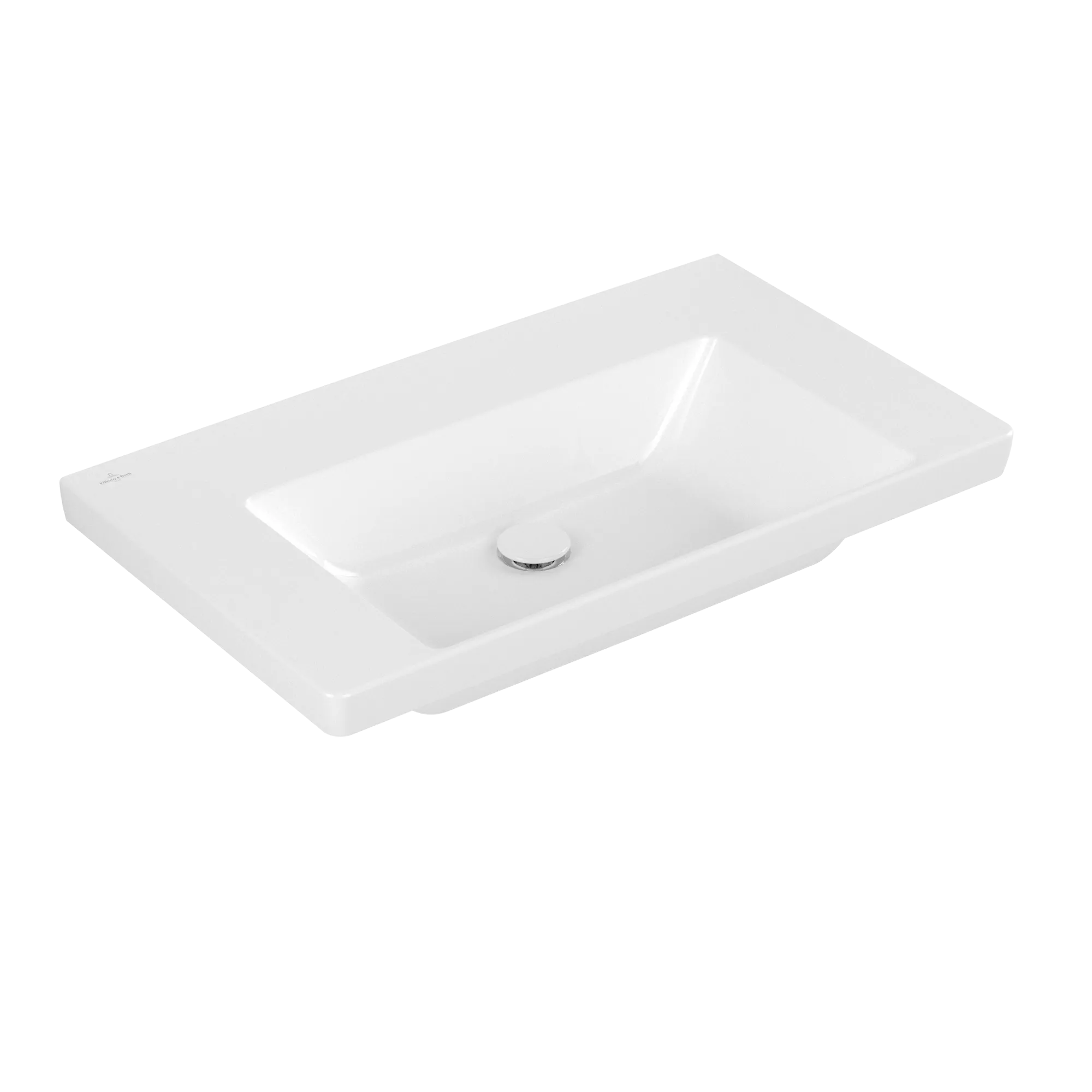 Bild von VILLEROY BOCH Subway 3.0 Schrankwaschtisch, 800 x 470 x 165 mm, Weiß Alpin CeramicPlus, ohne Überlauf #4A7083R1