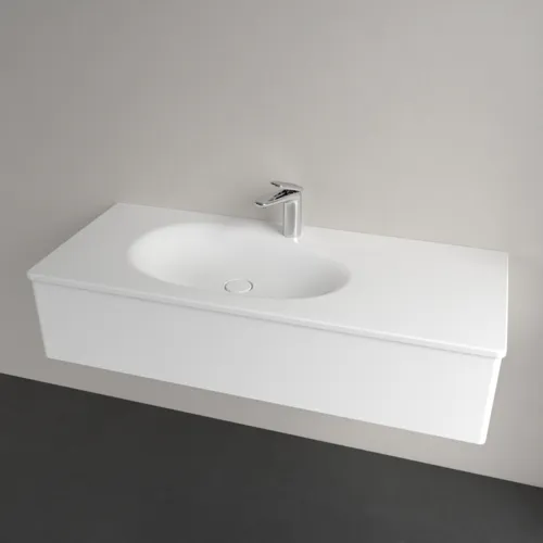 Bild von VILLEROY BOCH Antao Schrankwaschtisch, 1200 x 500 x 150 mm, Stone White CeramicPlus, ohne Überlauf #4A77L2RW