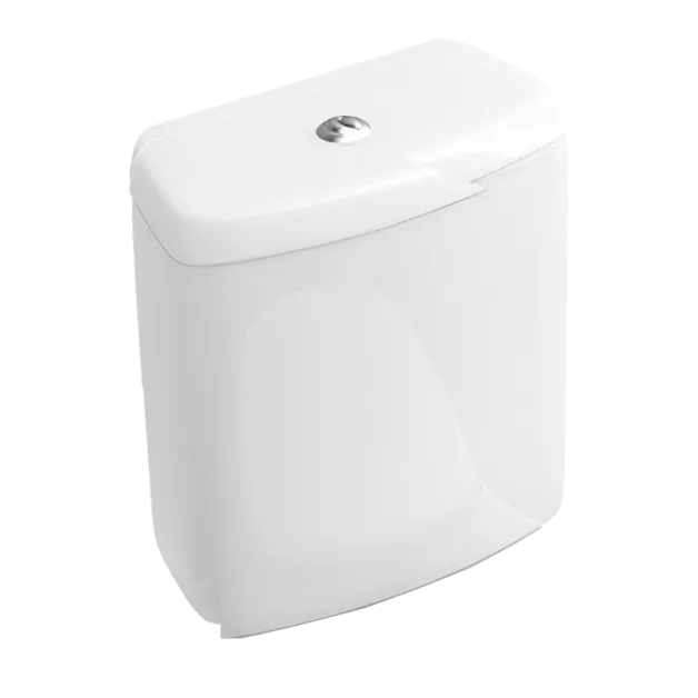 Bild von VILLEROY BOCH O.novo Spülkasten, Zulauf seitlich oder von hinten, Weiß Alpin CeramicPlus #7796G1R1