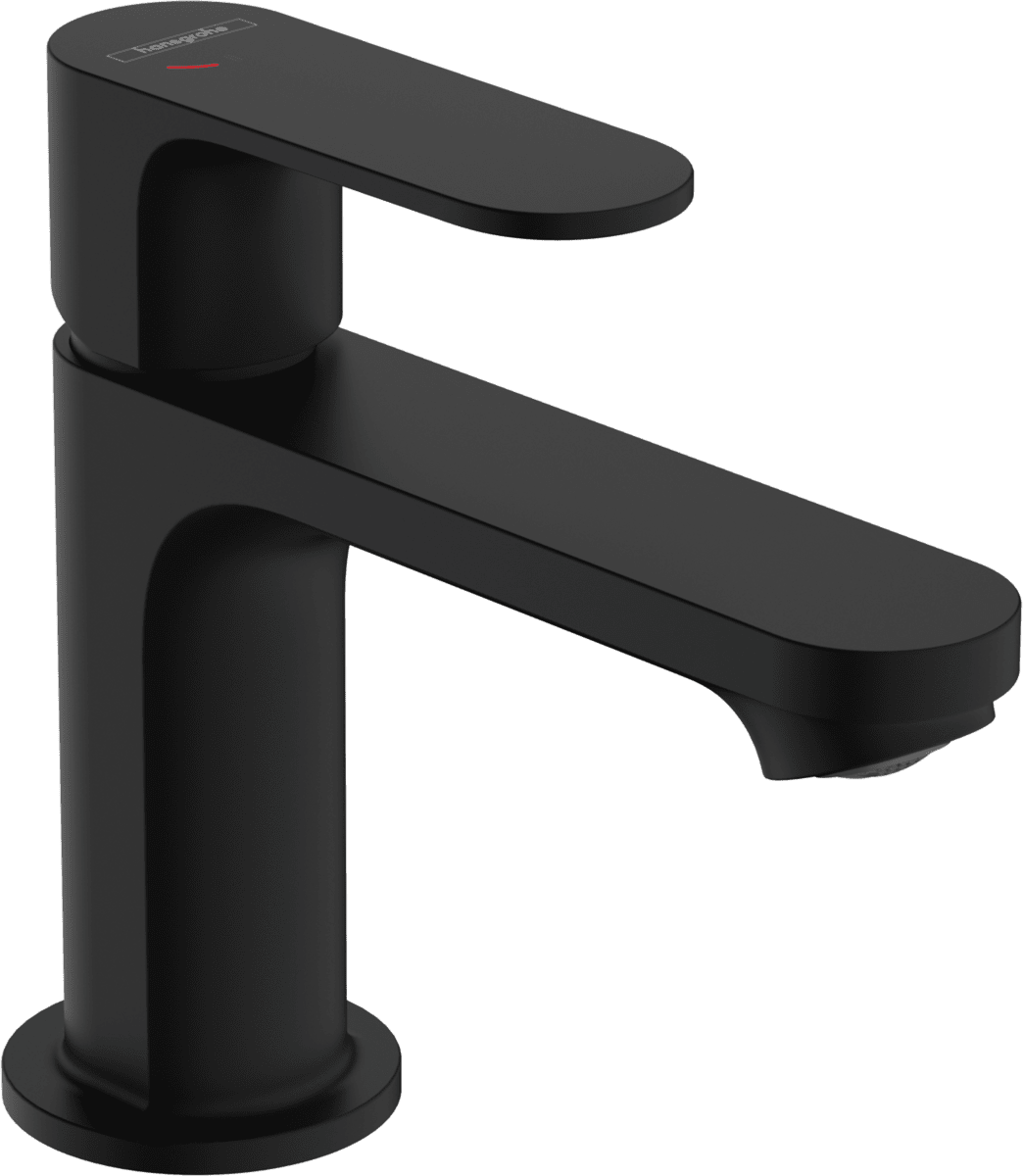 Bild von HANSGROHE Rebris S Einhebel-Waschtischmischer 80 CoolStart mit Metall Zugstangen-Ablaufgarnitur #72584670 - Mattschwarz
