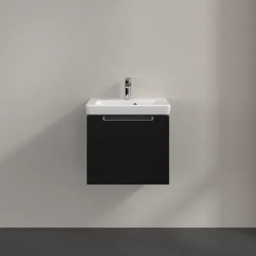 Bild von VILLEROY BOCH Subway 2.0 Waschbeckenunterschrank, 1 Auszug, 485 x 420 x 379 mm, Black Matt Lacquer #A68510PD