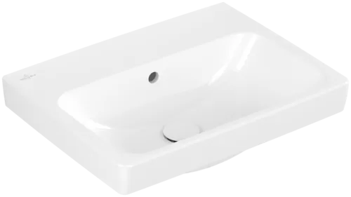 Bild von VILLEROY BOCH Architectura Waschbecken, 550 x 420 x 165 mm, Weiß Alpin CeramicPlus, mit Überlauf, Unterseite geschliffen #4A87MJR1