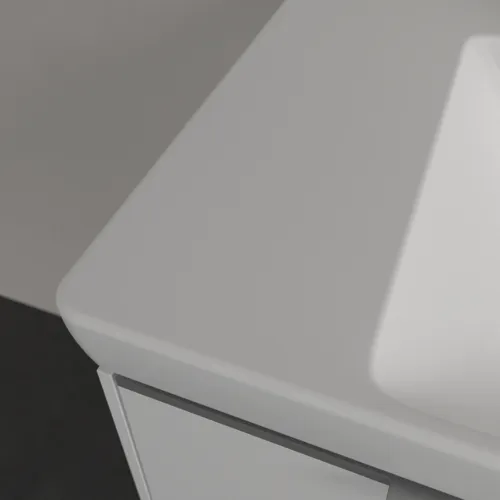 Picture of VILLEROY BOCH Subway 3.0 Vanity washbasin, 1300 x 475 x 170 mm, Stone White CeramicPlus, without overflow #4A70D1RW