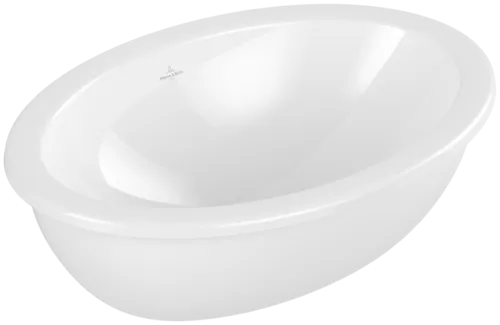 Bild von VILLEROY BOCH Loop & Friends Einbauwaschbecken, 660 x 470 x 220 mm, Weiß Alpin, mit Überlauf, Außenseite glasiert #4A630001