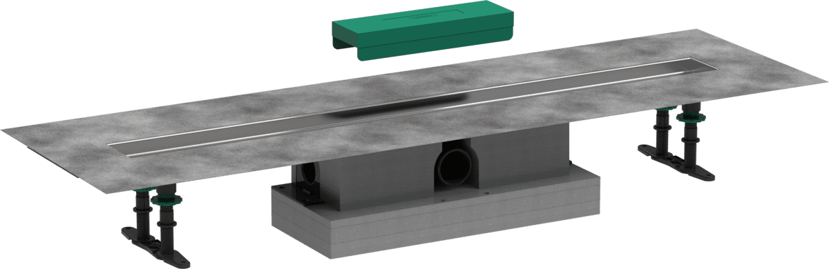 Bild von HANSGROHE uBox universal Komplettset für Standardinstallation 900 für Duschrinnen Fertigsets #56025180
