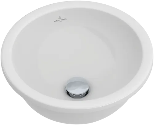 Bild von VILLEROY BOCH Loop & Friends Unterbauwaschbecken, 330 x 330 x 190 mm, Weiß Alpin CeramicPlus, mit Überlauf, Außenseite glasiert #618033R1