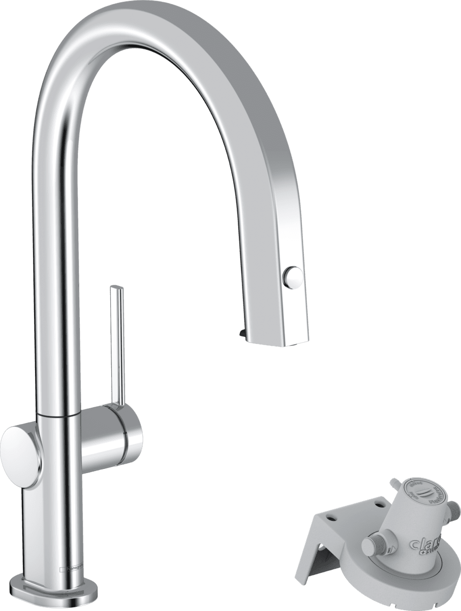 Bild von HANSGROHE Aqittura M91 FilterSystem 210, Ausziehauslauf, 1jet #76803000 - Chrom