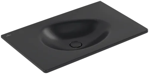 Bild von VILLEROY BOCH Antao Schrankwaschtisch, 800 x 500 x 150 mm, Pure Black CeramicPlus, ohne Überlauf #4A7583R7