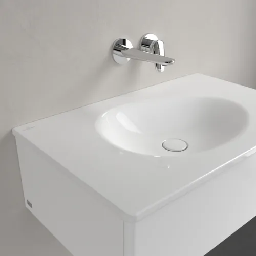 Obrázek VILLEROY BOCH Umyvadlo na skříňku Antao, 800 x 500 x 150 mm, bílá Alpine CeramicPlus, bez přepadu #4A7583R1