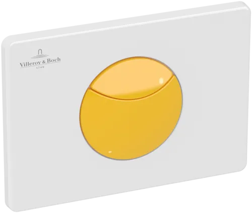 Bild von VILLEROY BOCH ViConnect Installationssysteme WC-Betätigungsplatte 100S Kids, 2-Mengen-Spülung, Sunshine Yellow #922374P5