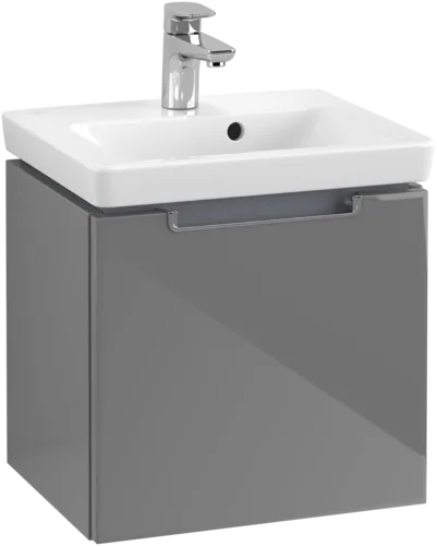 Bild von VILLEROY BOCH Subway 2.0 Waschbeckenunterschrank, 1 Auszug, 440 x 420 x 352 mm, Glossy Grey #A68410FP