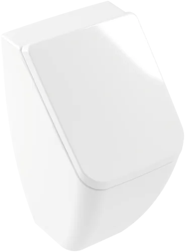 Picture of VILLEROY BOCH Venticello Siphonic urinal, for cover, rimless, concealed water inlet, 285 x 320 mm, White Alpin #5504R101
