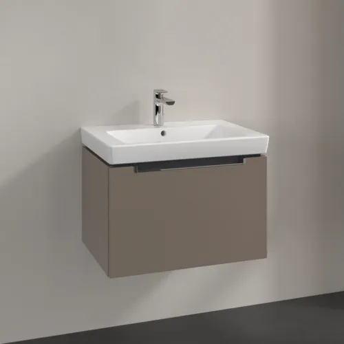 Bild von VILLEROY BOCH Subway 2.0 Waschbeckenunterschrank, 1 Auszug, 637 x 420 x 454 mm, Truffle Grey #A68810VG