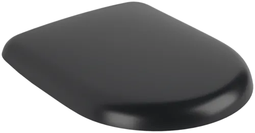 Bild von VILLEROY BOCH Antao WC-Sitz, mit Absenkautomatik (SoftClosing), mit abnehmbaren Sitz (QuickRelease), Pure Black #8M67S1R7
