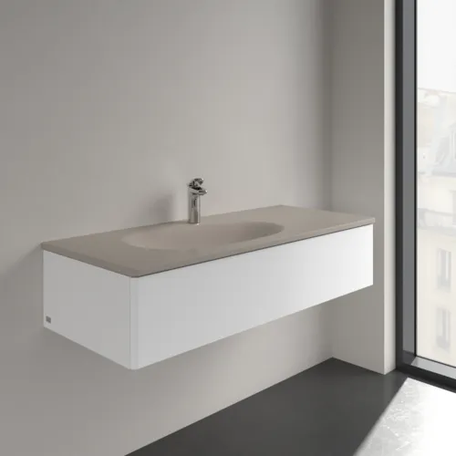Bild von VILLEROY BOCH Antao Schrankwaschtisch, 1200 x 500 x 150 mm, Almond CeramicPlus, ohne Überlauf #4A77L2AM