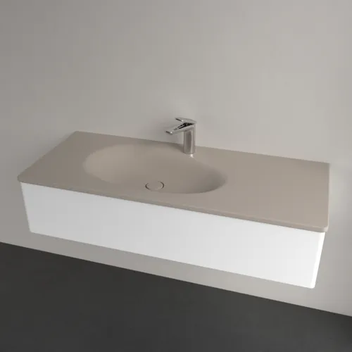 Bild von VILLEROY BOCH Antao Schrankwaschtisch, 1200 x 500 x 150 mm, Almond CeramicPlus, ohne Überlauf #4A77L2AM