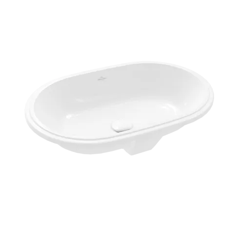 Bild von VILLEROY BOCH Architectura Unterbauwaschbecken, 570 x 375 x 175 mm, Weiß Alpin CeramicPlus, mit Überlauf, Außenseite nicht glasiert #5A7660R1