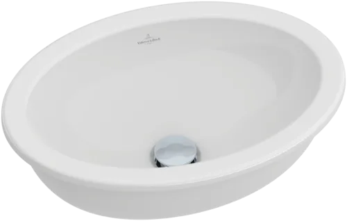 Bild von VILLEROY BOCH Loop & Friends Unterbauwaschbecken, 430 x 285 x 185 mm, Weiß Alpin CeramicPlus, ohne Überlauf, Außenseite glasiert #616111R1