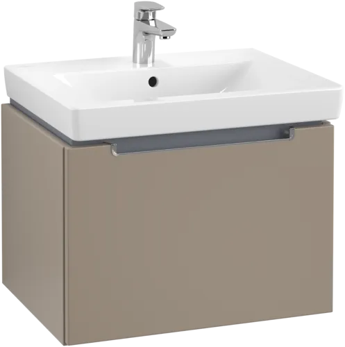 Bild von VILLEROY BOCH Subway 2.0 Waschbeckenunterschrank, 1 Auszug, 587 x 420 x 454 mm, Truffle Grey #A68710VG