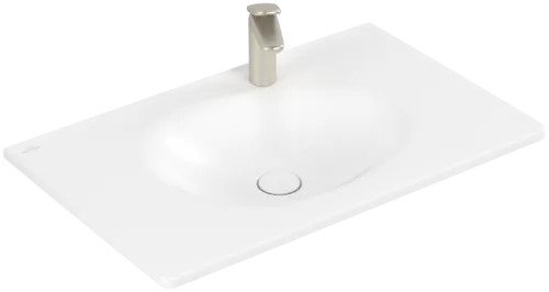 Bild von VILLEROY BOCH Antao Schrankwaschtisch, 800 x 500 x 150 mm, Stone White CeramicPlus, ohne Überlauf #4A7581RW
