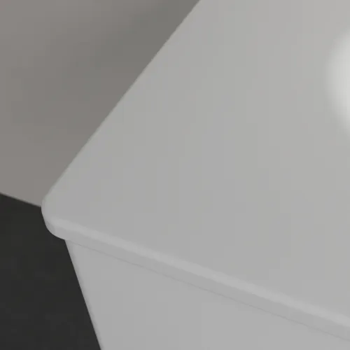 Picture of VILLEROY BOCH Antao Vanity washbasin, 800 x 500 x 150 mm, Stone White CeramicPlus, without overflow #4A7581RW