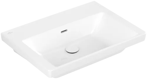 Bild von VILLEROY BOCH Subway 3.0 Waschbecken, 650 x 470 x 165 mm, Weiß Alpin CeramicPlus, mit Überlauf #4A7067R1