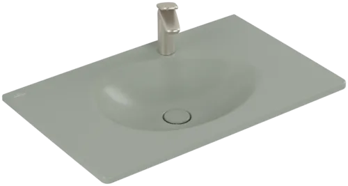 Bild von VILLEROY BOCH Antao Schrankwaschtisch, 800 x 500 x 150 mm, Morning Green CeramicPlus, ohne Überlauf #4A7581R8