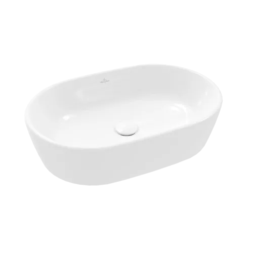 Bild von VILLEROY BOCH Architectura Aufsatzwaschbecken, 600 x 400 x 155 mm, Weiß Alpin, mit Überlauf #5A266001