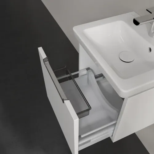 Bild von VILLEROY BOCH Subway 2.0 Waschbeckenunterschrank, 1 Auszug, 440 x 420 x 352 mm, White Matt #A68410MS