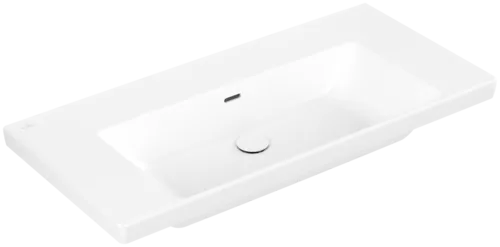 Bild von VILLEROY BOCH Subway 3.0 Schrankwaschtisch, 1000 x 470 x 165 mm, Stone White CeramicPlus, mit Überlauf #4A70A6RW