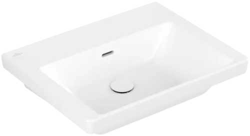 Bild von VILLEROY BOCH Subway 3.0 Waschbecken, 600 x 470 x 165 mm, Stone White CeramicPlus, mit Überlauf #4A7062RW