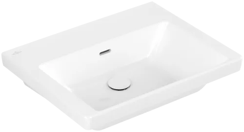 Bild von VILLEROY BOCH Subway 3.0 Waschbecken, 600 x 470 x 165 mm, Weiß Alpin CeramicPlus, mit Überlauf #4A7062R1