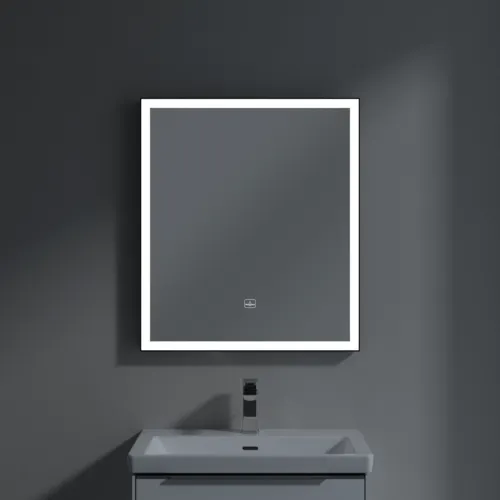 Bild von VILLEROY BOCH Subway 3.0 Spiegel, mit Beleuchtung, 650 x 750 x 47,5 mm #A46365BC