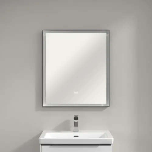 Bild von VILLEROY BOCH Subway 3.0 Spiegel, mit Beleuchtung, 650 x 750 x 47,5 mm #A46365BC