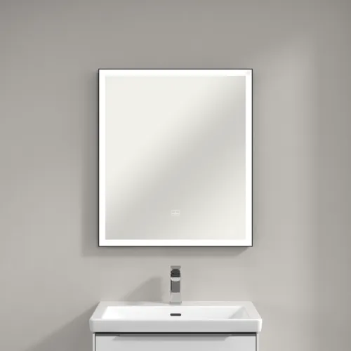 Bild von VILLEROY BOCH Subway 3.0 Spiegel, mit Beleuchtung, 650 x 750 x 47,5 mm #A46365BC