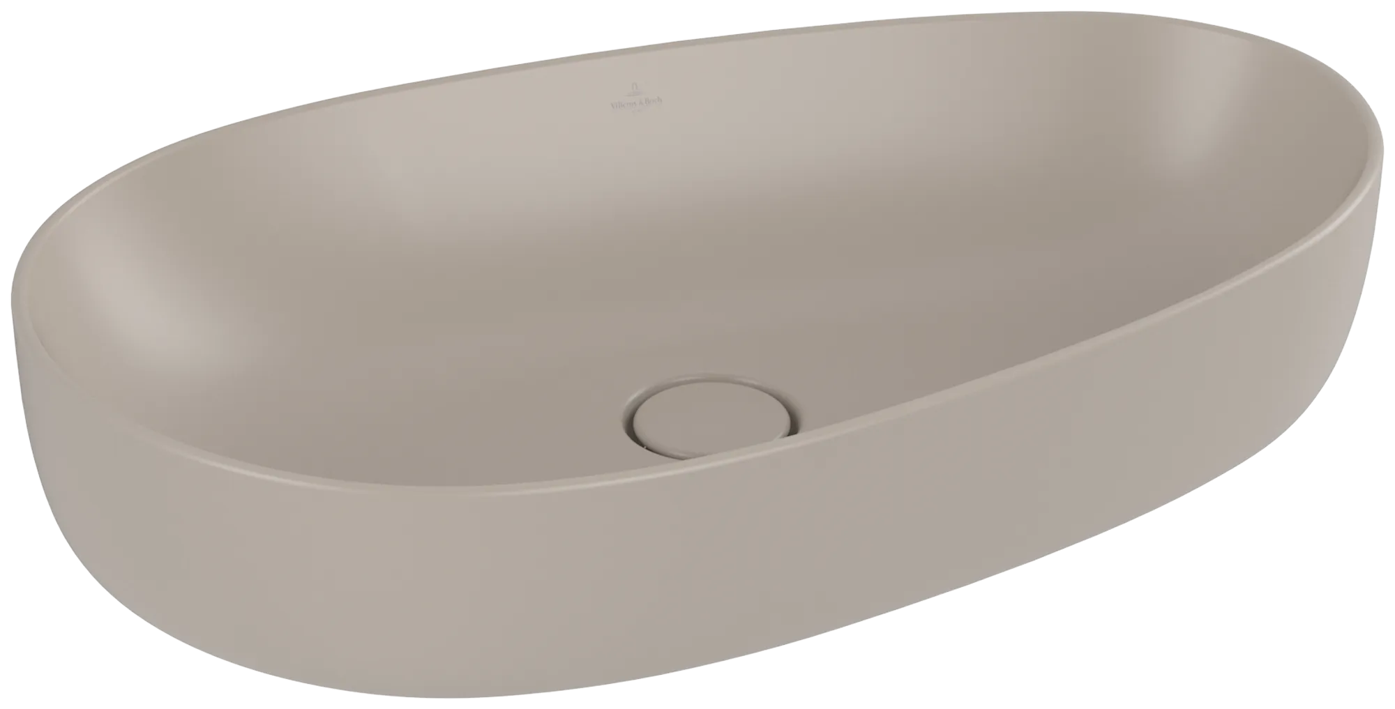 Bild von VILLEROY BOCH Antao Aufsatzwaschbecken, 650 x 400 x 146 mm, Almond CeramicPlus, ohne Überlauf #4A7465AM