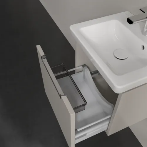 Bild von VILLEROY BOCH Subway 2.0 Waschbeckenunterschrank, 1 Auszug, 440 x 420 x 352 mm, Soft Grey #A68410VK
