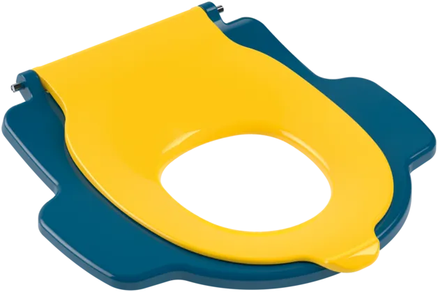 Bild von VILLEROY BOCH O.novo Kids WC-Sitz, Sunshine Yellow/Ocean Blue #8M11619B
