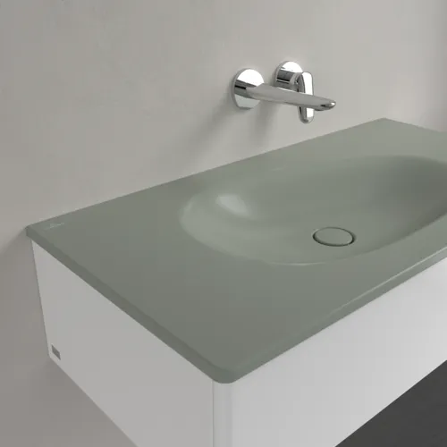 Bild von VILLEROY BOCH Antao Schrankwaschtisch, 1000 x 500 x 150 mm, Morning Green CeramicPlus, ohne Überlauf #4A76A3R8