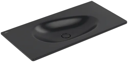 Bild von VILLEROY BOCH Antao Schrankwaschtisch, 1000 x 500 x 150 mm, Pure Black CeramicPlus, ohne Überlauf #4A76A3R7